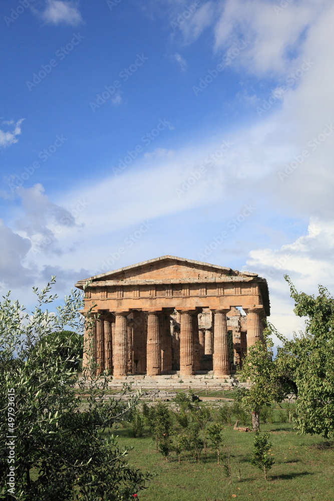 Greek temple of Paestum, unesco world heritage, Italy