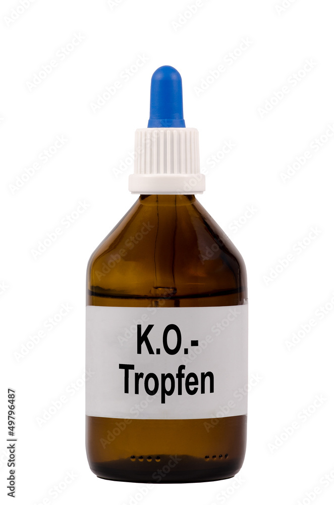 K.O.-Tropfen Stock Photo