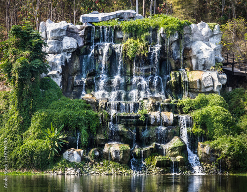 Fototapeta Naklejka Na Ścianę i Meble -  Waterfalls - Frontal View