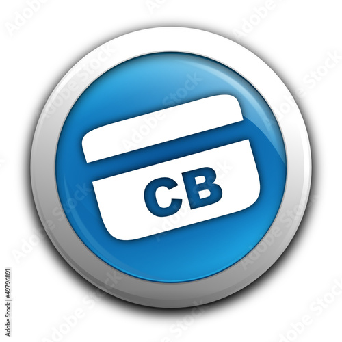 cb sur bouton bleu