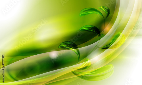 green abstract background
