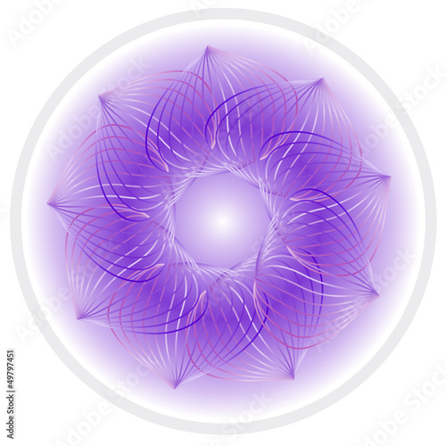 vector abstract flower