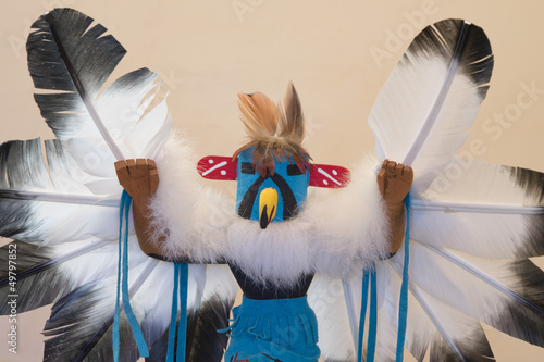 Принти на полотні Navajo Indian Kachina doll detail