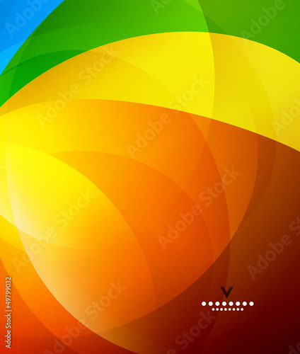 Colorful shiny abstract design template