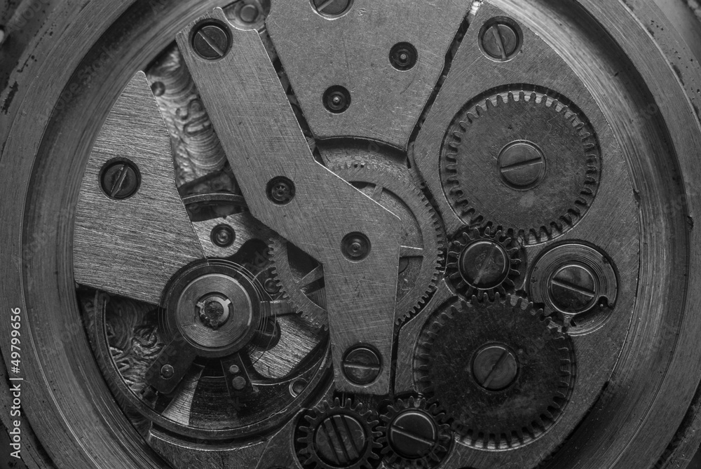 Obraz premium Mechanizm zegarka