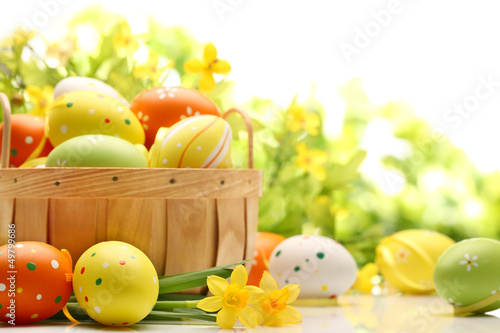 Easter eggs photo