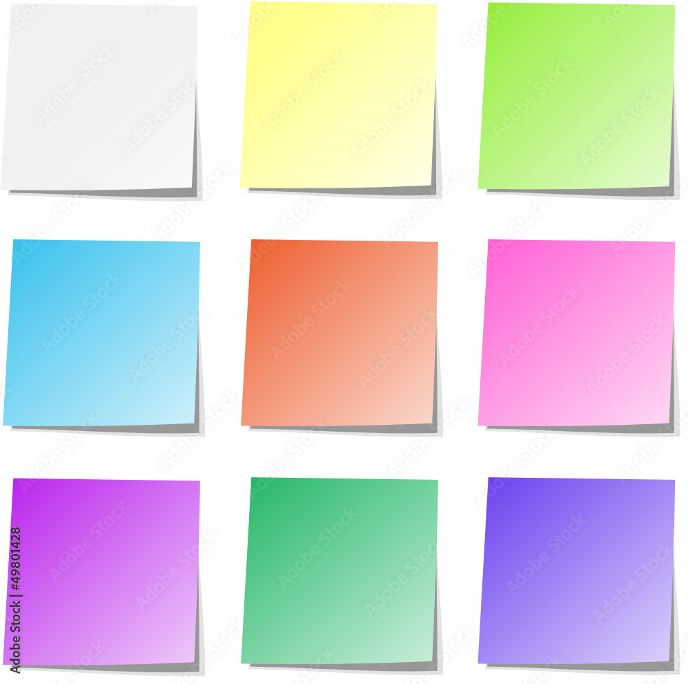 Notizblätter Memo Set Notizblätter Memo Set