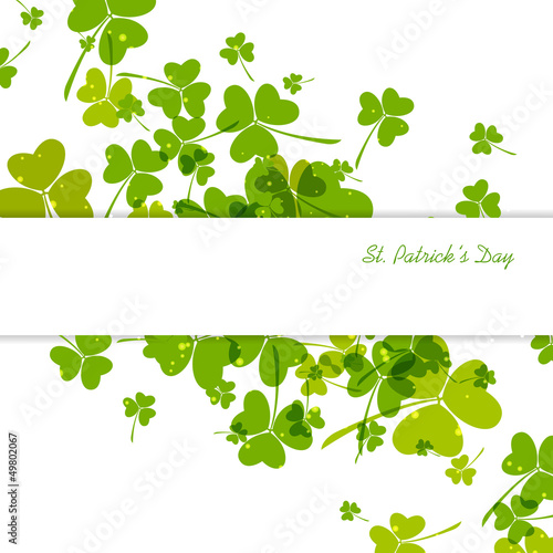 Vector Illustration of a St. Patrick s Day Background