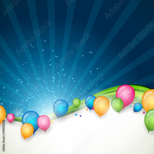 Vector Illustration of an Abstract Background