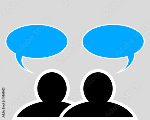 conversation between two people