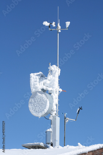 Antennenanlage im Winter