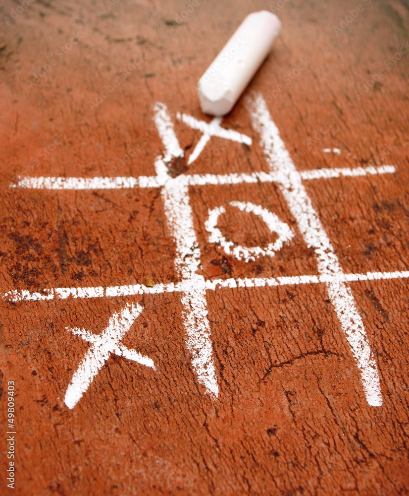Naklejka premium Tic Tac Toe