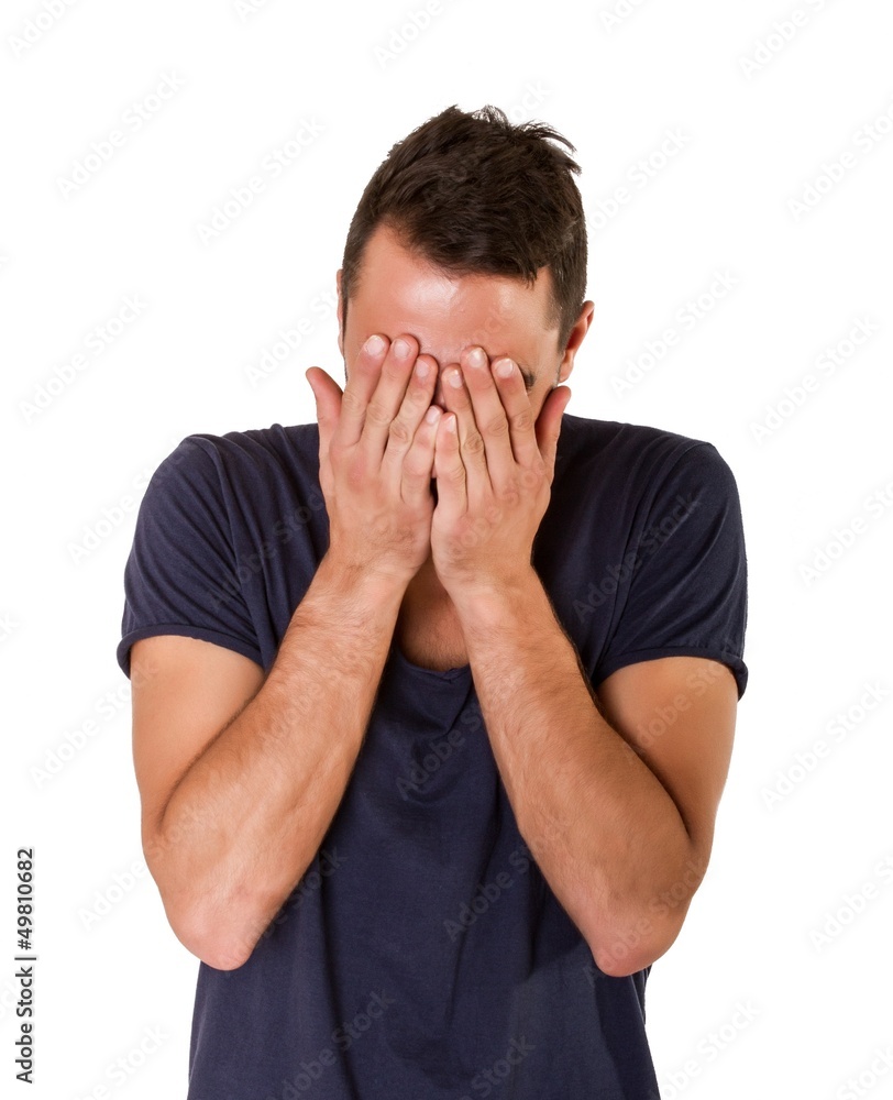 man crying man crying