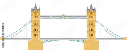 Tower Bridge in London, UK