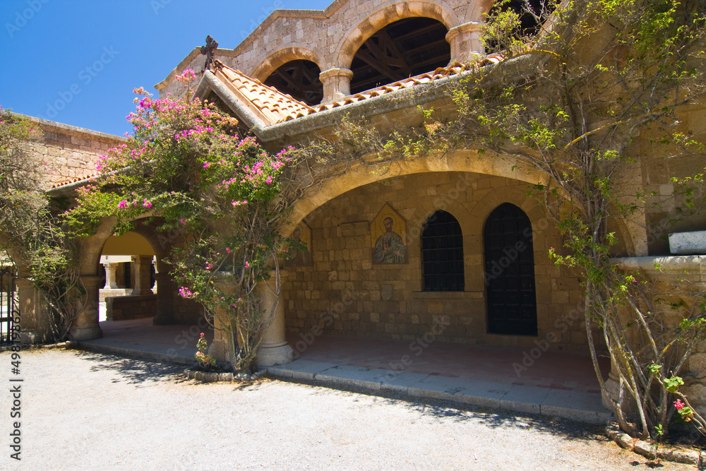 Fototapeta premium Monastery on a Filerimos mountain