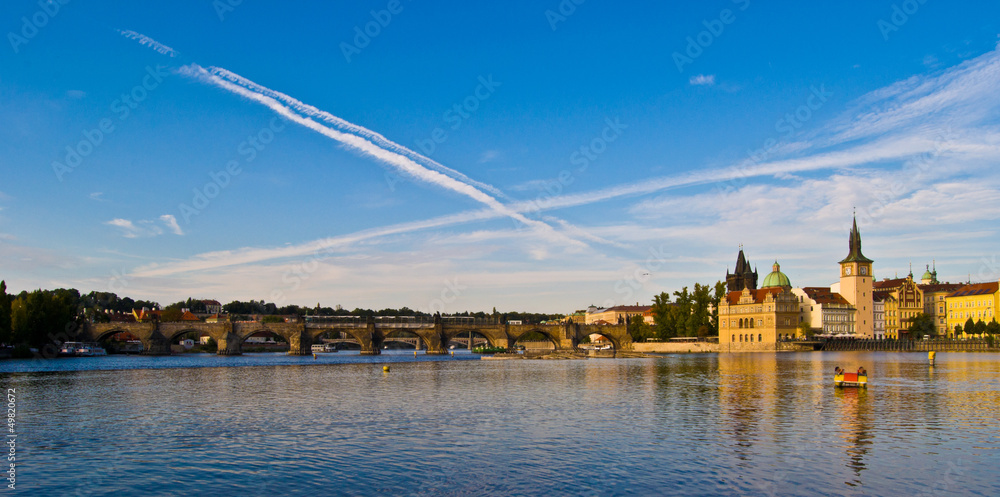 Fototapeta premium Praga i Wełtawa