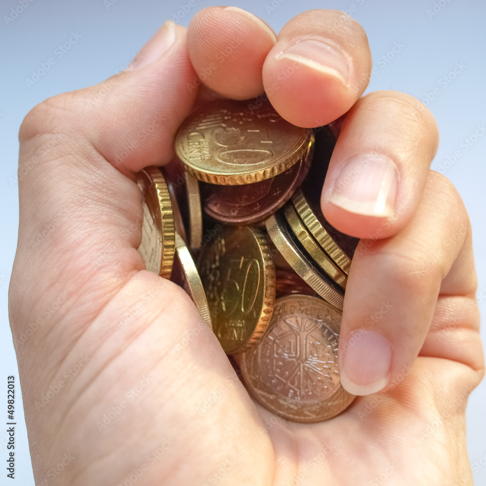 Fototapeta premium Euro coins