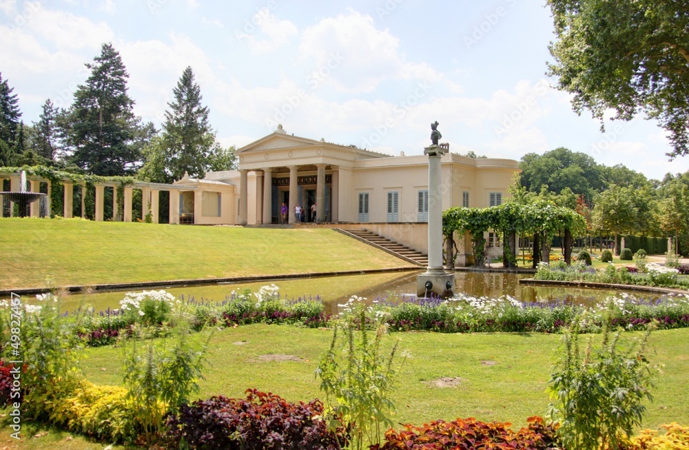 jardin d'un chateau allemand jardin d'un chateau allemand