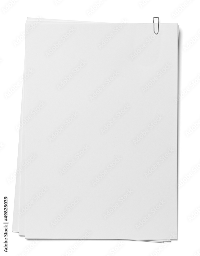 stack of papers with paper clip documents office business stack of papers with paper clip documents office business