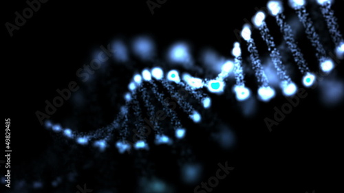 Animated abstract DNA, HD 1080p, loop.