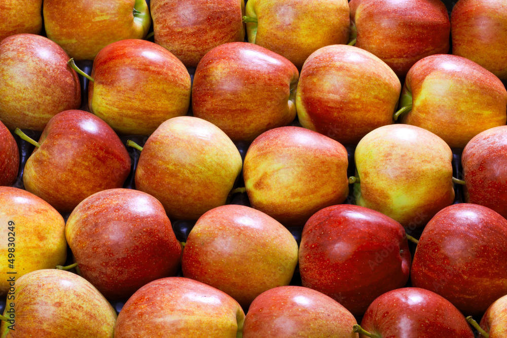 exposed, red, fresh apples as a background exposed, red, fresh apples as a background