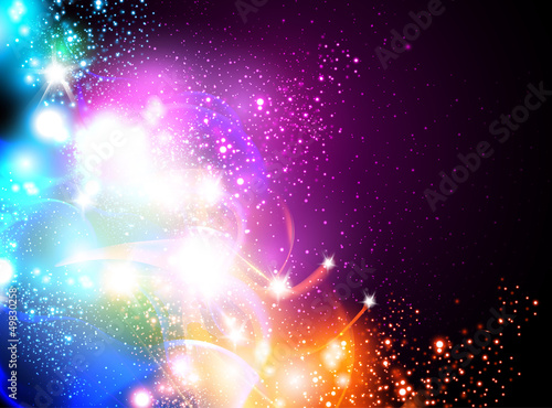 Creative dynamic light background