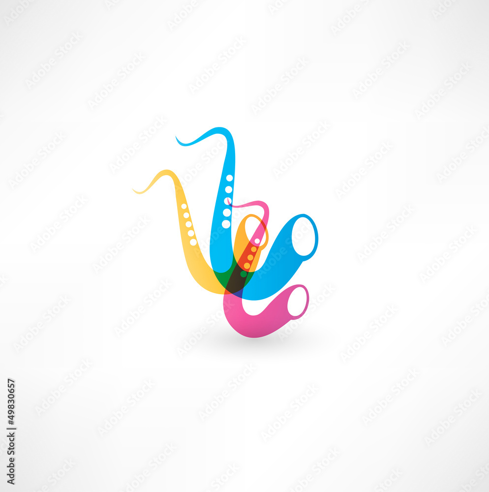 Obraz premium saxophone icon