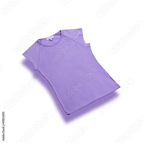 t shirts cotton violet girls style isolated