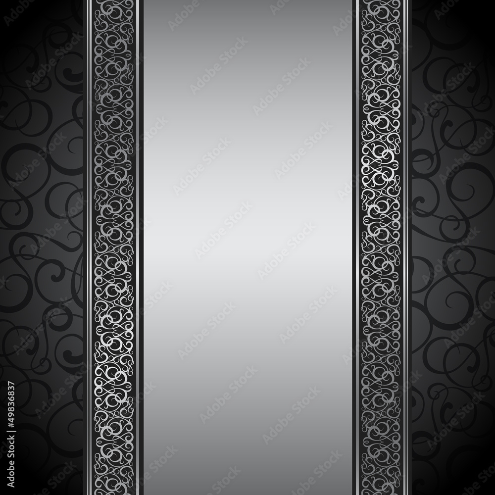 Vector illustration of decorative border. Vector illustration of decorative border.
