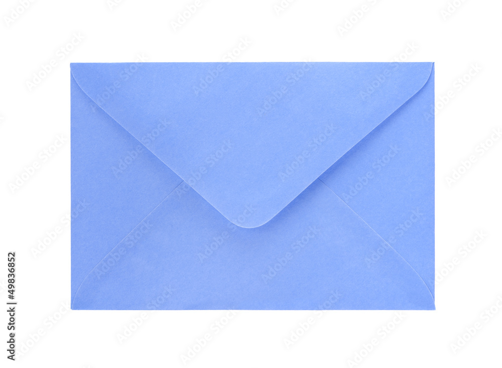 Blank envelope isolated on white background Blank envelope isolated on white background