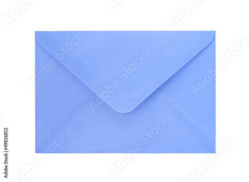 Blank envelope isolated on white background