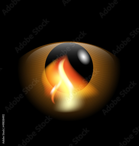eye and flame