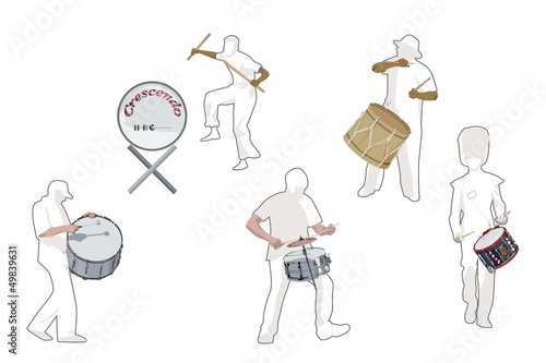 Percussionists; collection