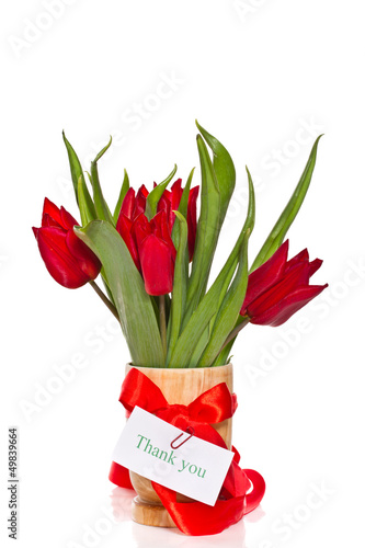 Fototapeta Naklejka Na Ścianę i Meble -  red tulips
