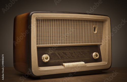 Old antique radio