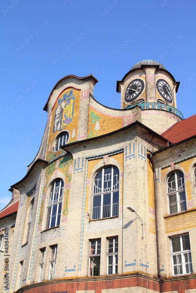 Poland - Bytom - old high school building
