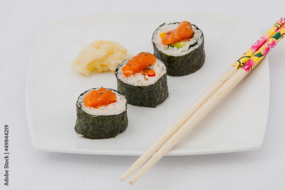 Delicious sushi rolls Delicious sushi rolls
