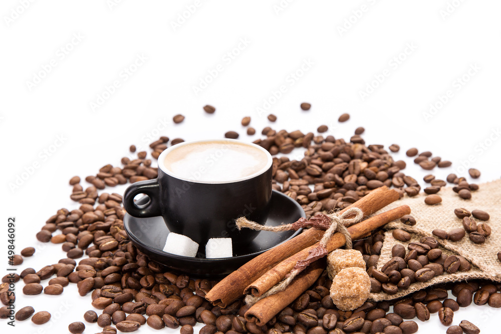 Fototapeta premium Cup of coffee. Coffee break concept.