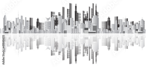 Abstract buildings vector