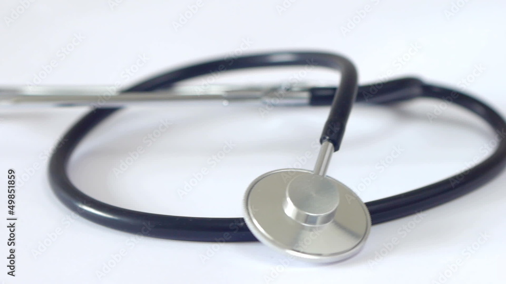 Stethoscope rotate. Macro, seamless looping. Stethoscope rotate. Macro, seamless looping.