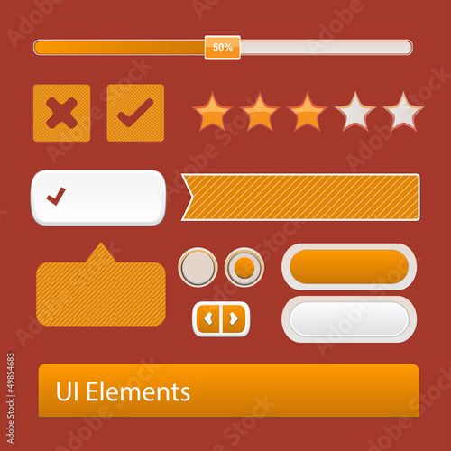 User interface elements set