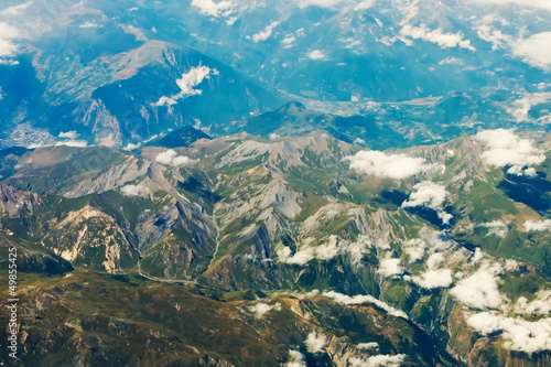 Luftaufnahme Gebirge © sasel77