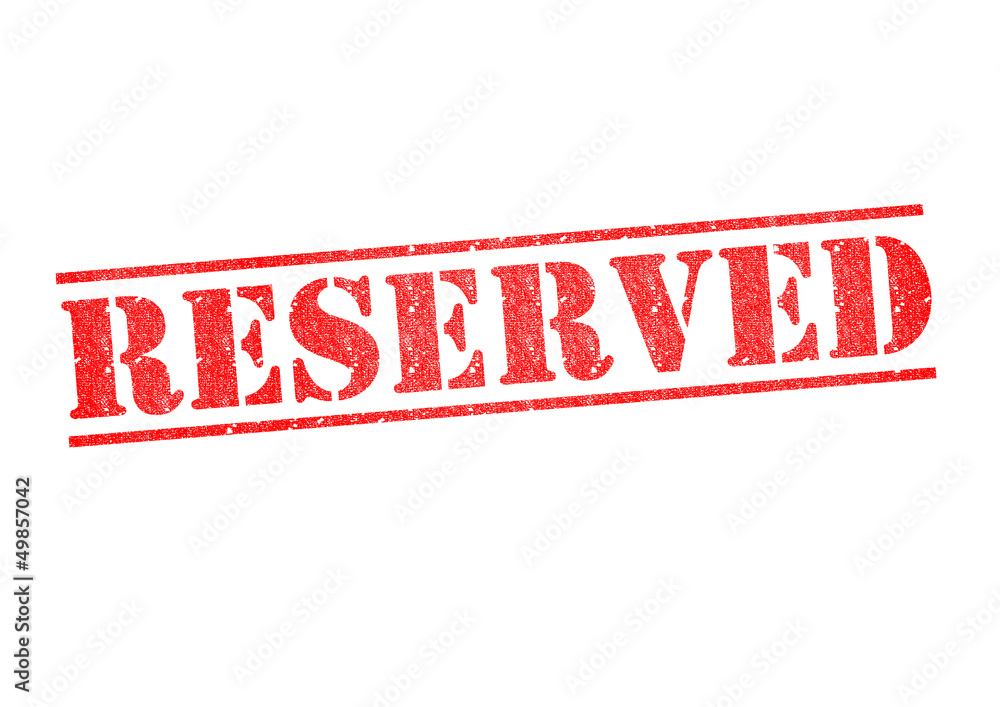 RESERVED Stamp