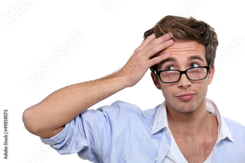 Portrait of an intellectual
