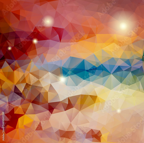 Abstract triangle background