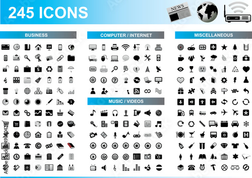 245 icon Set