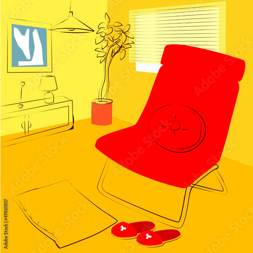 Rest room interior