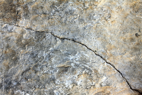 Bilde på lerret Limestone cracked background