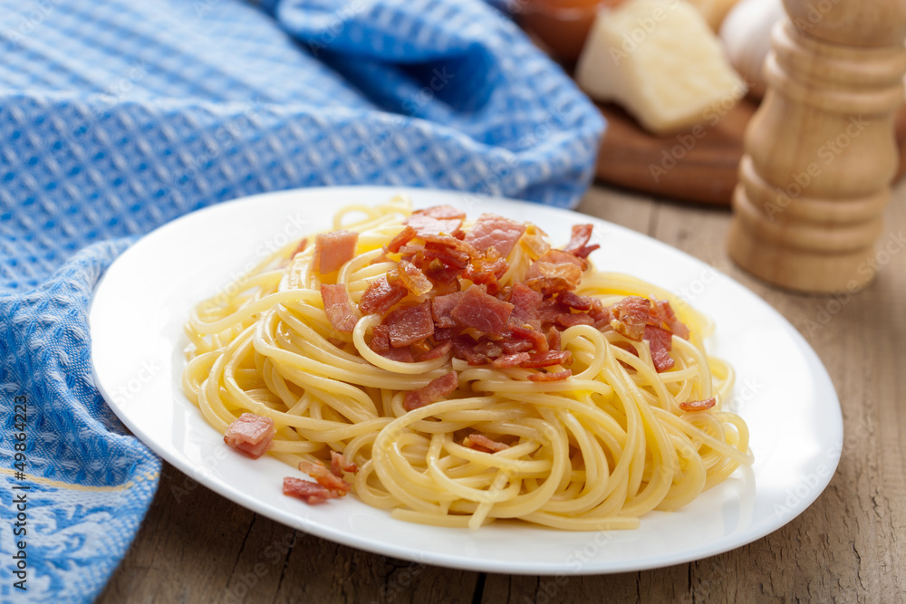 spaghetti carbonara spaghetti carbonara
