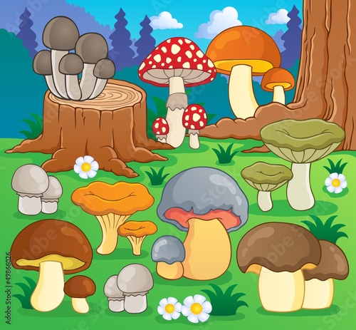 Mushroom theme image 4